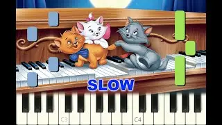 SLOW piano tutorial 