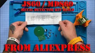 JS-60/MDS60 Metal Detector Kit Electronic DIY Kit Build #AliExpress