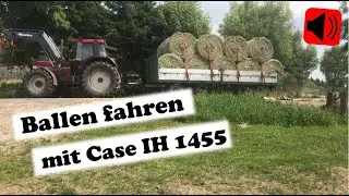 Case IH 1455 XL beim Ballenladen | Sound