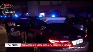 13 GENNAIO 2026 - SALENTO - OPERAZIONE ANTIDROGA ''PITBULL'': A PROCESSO 32 IMPUTATI