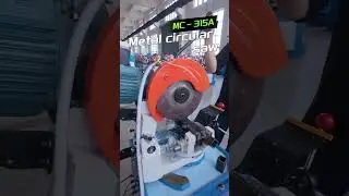 Worried about burrs when cutting iron pipes? MC315 equipment. #machine #cutting