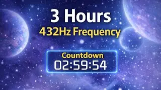 3 Hours Deep Space Journey of 432Hz Healing Frequency for Deep Sleep & Anxiety Relief #432hz #sleep