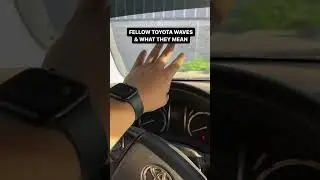 Toyota waves and what they mean  #4runner