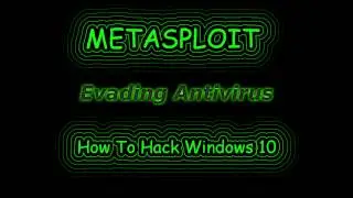 Kali Linux # Metasploit Evading antivirus