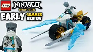 Предварительный обзор ледяного мотоцикла Зейна! Набор LEGO Ninjago Dragons Rising 71816