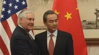 Chinese FM Wang Yi meets US Secretary of State Tillerson in Beijing