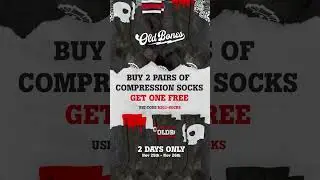 Second sneaky sale is live! You only have till tomorrow at midnight! 👀🧦 #PreBlackFriday #OldBones
