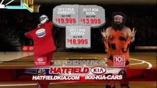 15 sec Harlem Globetrotter Hammer Harrison & KIA KONG, Hatfield KIA