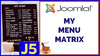 My Joomla Menu Matrix - 👀 WMW 230