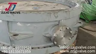 ZZJG--WCB material PN16DN2600 size butterfly valve