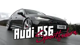 Audi RS6 F2 (2020) - Sportfedern &equiv; H&R
