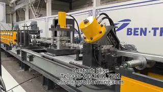 Production line for C, Z, U Omega Sigma racks | production line for profiles C, Z, U Omega Sigma