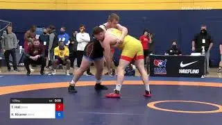 125 Kg Quarterfinal - Tanner Hall, Sunkist Kids Wrestling Club Vs Keaton Kluever, Gopher Wrestling
