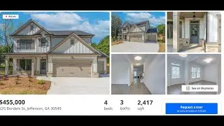 Home in Jefferson GA for Seller Financing! 10% Down Owner Finance Deal