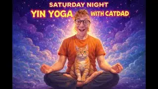 Yin Yoga Saturday with Cat Dad 🐈🧘&zwj;♂️🕯️💤 (Epstein First, Stretch After 😮&zwj;💨)