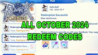 OCTOBER 2024 COMPLETE GLOBAL REDEEM CODE &bull; RAGNAROK ORIGIN