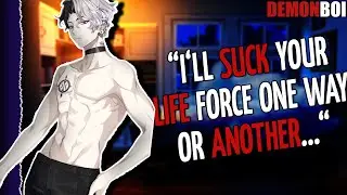 Demon Boy Wants to Suck your Soul - Yandere Boy ASMR Roleplay [M4A] Yandere x Listener