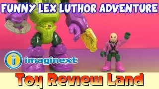 Imaginext Lex Luthor & Mechanical Suit with Batman, Superman, Joker, Short!