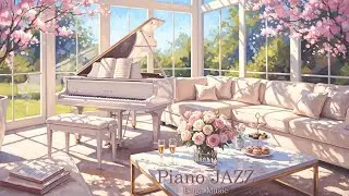Romantic Winter Café Piano — Gentle Jazz for Love, Relax & Study (10 Hours)