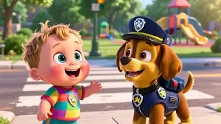 Police Puppy And Baby | Nursery Rhyme Song for Kids