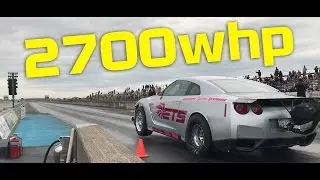 ETS Nissan GT-R 2700whp Dyno Video!