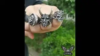 Embrace the power of skulls with our unique jewelry! #ring #accessories #gthic #fashion #punkrock