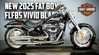 New 2025 Softail Fat Boy Cruiser By Harley-Davidson Walkaround Review FLFBS Motown Harley-Davidson