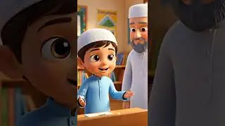 Cute Islamic Cartoon for Kids: Little Shahid Rayyaan Teaches Gratitude & Respect to Teachers. #allah