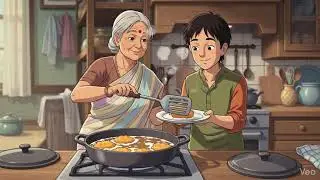 Living in a Ghibli Scene 🍃 | Rain, Warm Kitchen Sounds & Childhood Memories