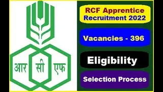 RCF Apprentice Recruitment 2022//Rashtriya Chemicals and Fertilizers Limited 2022