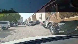 Dubai sharjah garage work car দুবাই শারজাহ গেরেজ  নিয়ে জাচি গাড়ি