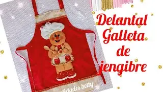 COMO hacer un delantal con GALLETA de GENGIBRE 🍪🍪