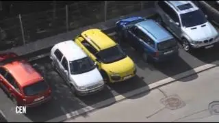 Приколы и неудачи Blonde woman stars in world's worst car parking fail #28