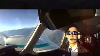 {360° Video} 300 nautical mile cross country flight