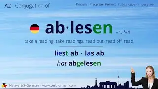 Conjugation of the verb 