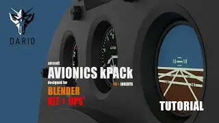 Blender Kit Ops - Aircraft Avionics kPACK - Tutorial