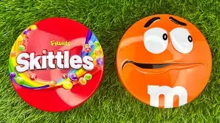 Skittles & M&M's Unboxing | The Ultimate ASMR Candy Experience with Rainbow Colors and Sweet Sounds