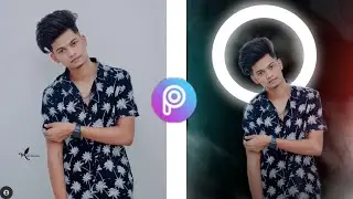 Ring light photo editing in Picsart / Picsart se photo edit kaise kare / Picsart tutorial /