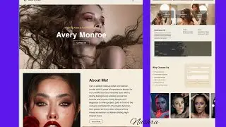 Makeup & Fashion Model | Portfolio Website | Wix Studio