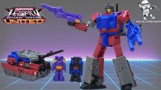 Legacy United Targetmaster QUAKE w/ TIPTOP & HEATER! Bert the Stormtrooper Transformers Reviews!