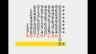 Bally Computer System - Calculator