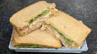 BBQ Melt Chicken Sandwich|kid&rsquo;s lunchbox idea| You can make and store it in fridge for next two days