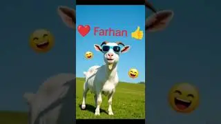 Farhan name video calling goat video #watch #like #namevideo #viralvideo #farhan