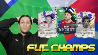 98 Puskas, 98 Pedri and 96 Zico Brought Me My Best FUT Champs Rewards! 😭 FC24