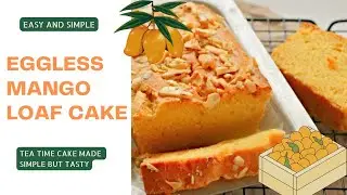 Mango Cake | Eggless Mango Cake With Condensed Milk ,without oil,curd