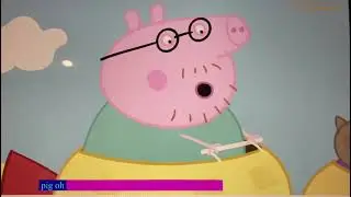Daddy pig Doesn't like the Rollercoaster