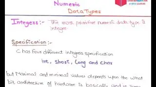 18- What Is Integer Data Type In Numeric Data Types In Programming Languages In HINDI