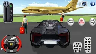 I 🥰GO TO NEW CITY 🔥BY GOLDEN PLANE - 3D DRIVING CLASS 2 GAMEPLAY BLACK BHUGHATI CARGAMING #trending 
