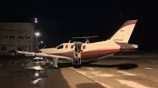 TBM700 トーボットでトーイング