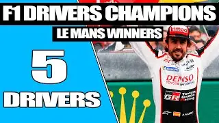 5 F1 DRIVERS CHAMPIONS WHO WON 24H LE MANS IN HISTORY